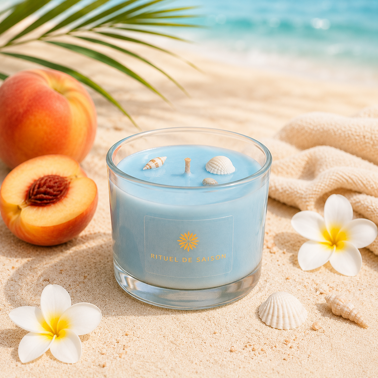 Bougie parfumée Pêche & Monoï