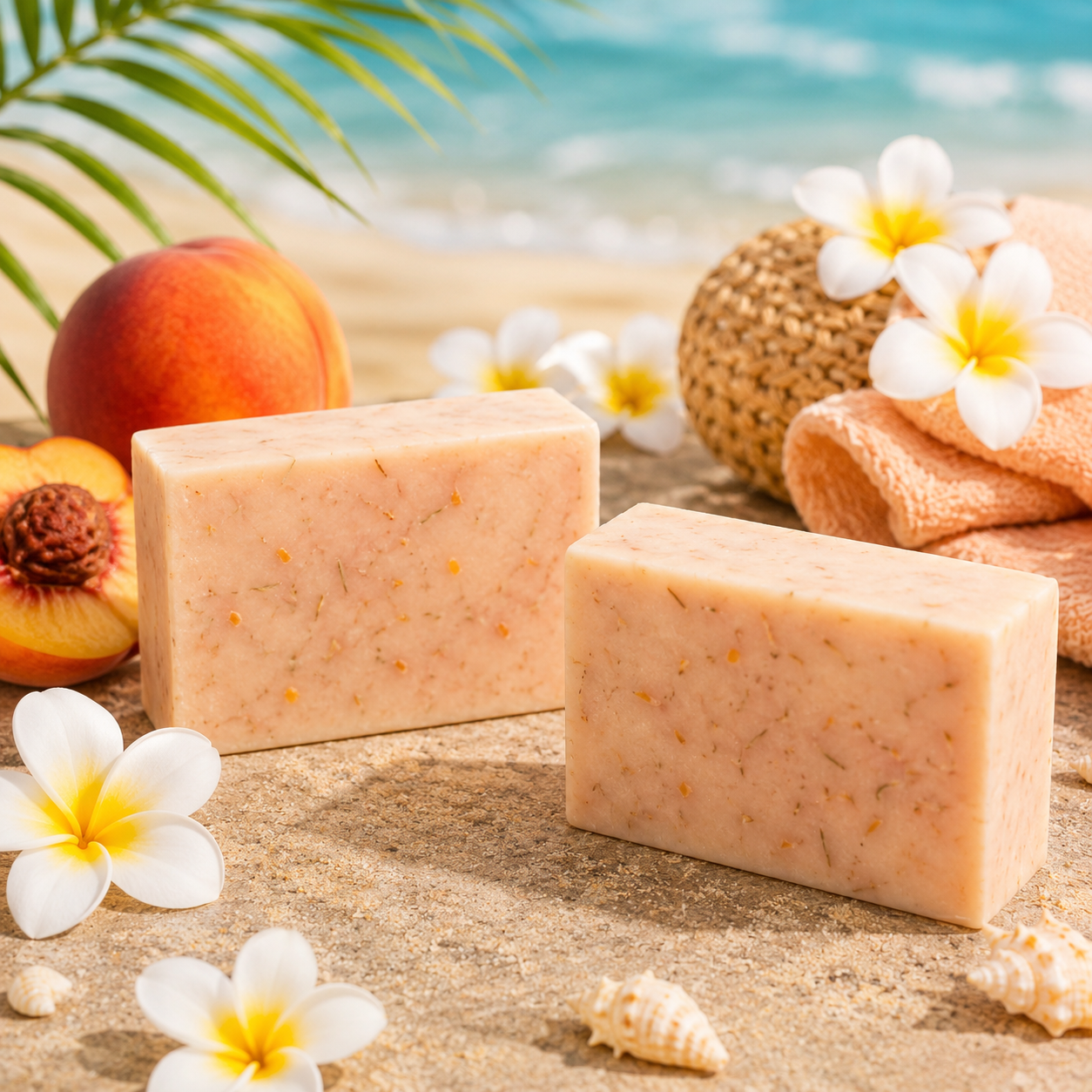 Savon parfumé Pêche & Monoï